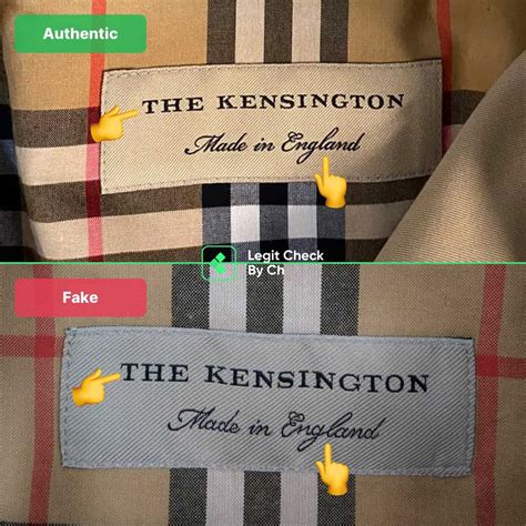 burberry fake check|burberry trench authenticity check.